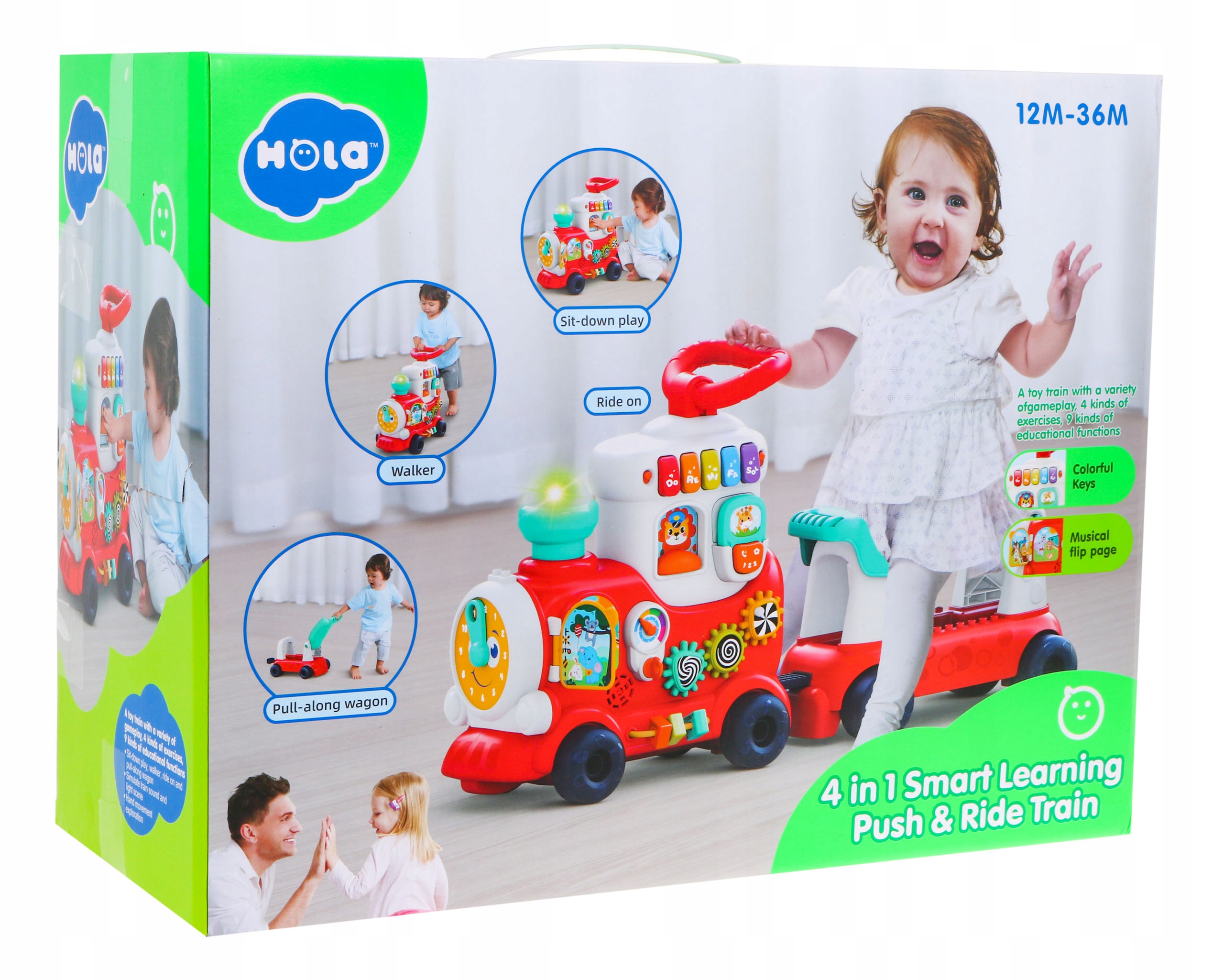 Train Pusher Ride Locomotive Toy for a year old baby