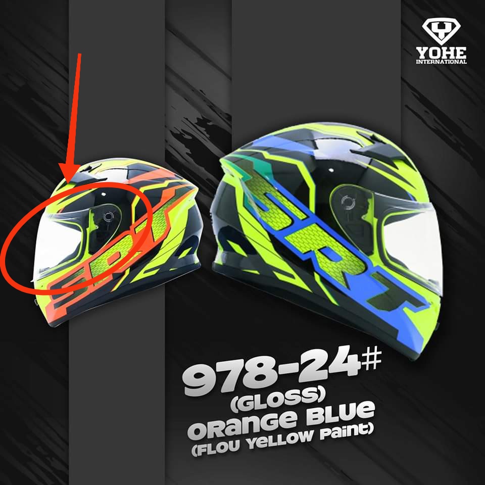 Yohe Helmet Visor ( model- 977,978 ). 