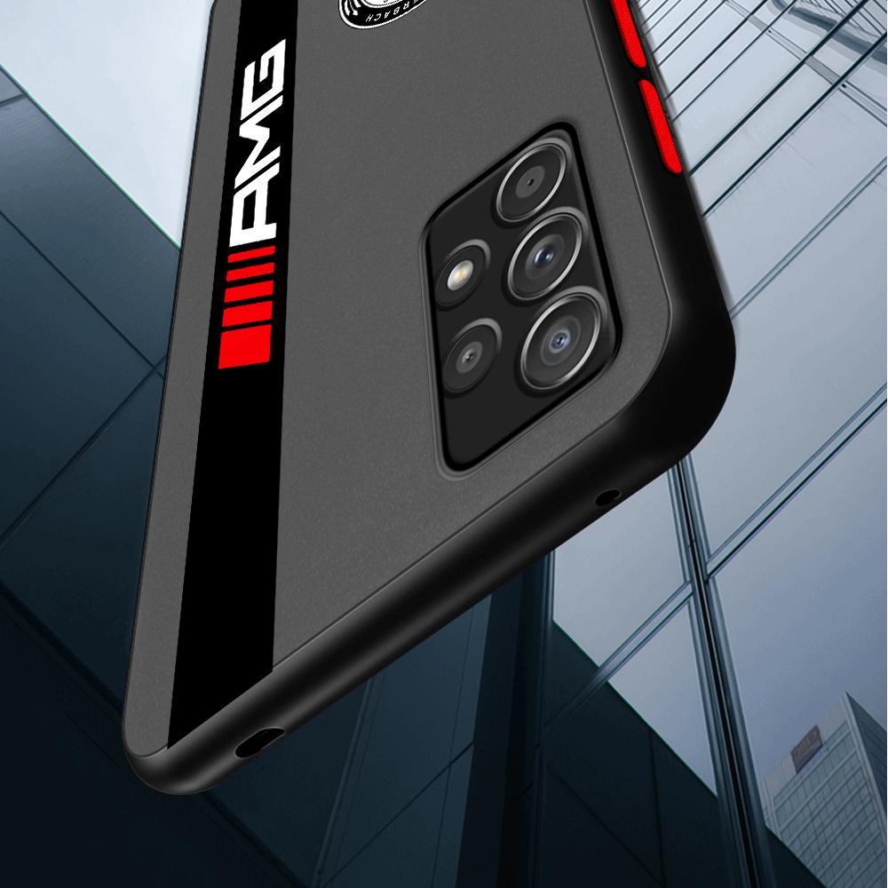 AMG-Dark LOGO Phone Case for Samsung Galaxy A52 A72 A12 A13 A14 A21s A22 A23 A24 A32 A34 A50 A51 A53 A54 A70 A72 A73 5G Cover. 
