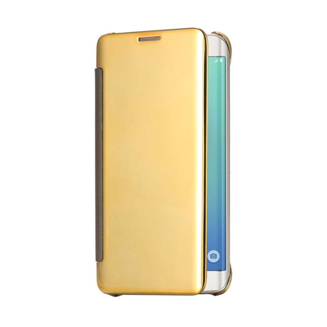 Flip Mirror Case For Samsung Galaxy S7 EDGE Clear View Mirror Stand Flip Cover. 