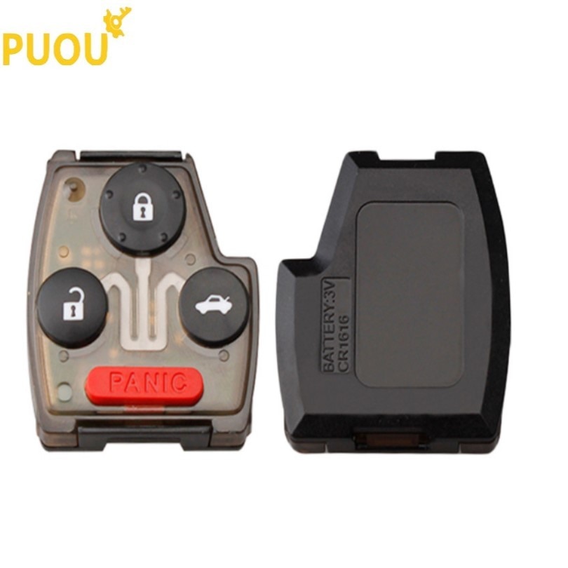 【Alizeker Mall】button Remote Key Fob ID46 Chip for Honda Civic 2003 2004 2005 2006 2007 OUCG8D-380H-A. 