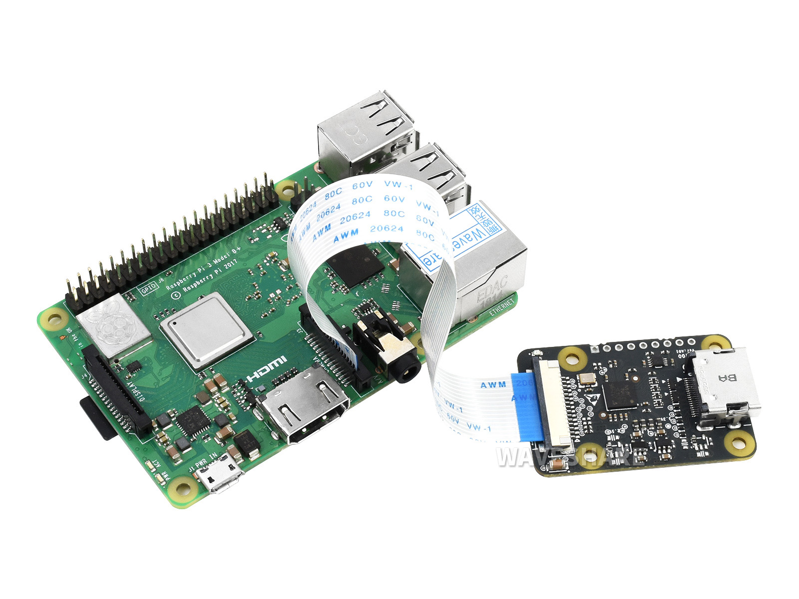 Raspberry Pi serisi, 1080p @ 30fps desteği, HDMI CSI köprüsü için CSI adaptörüne HDMI uyumlu. 