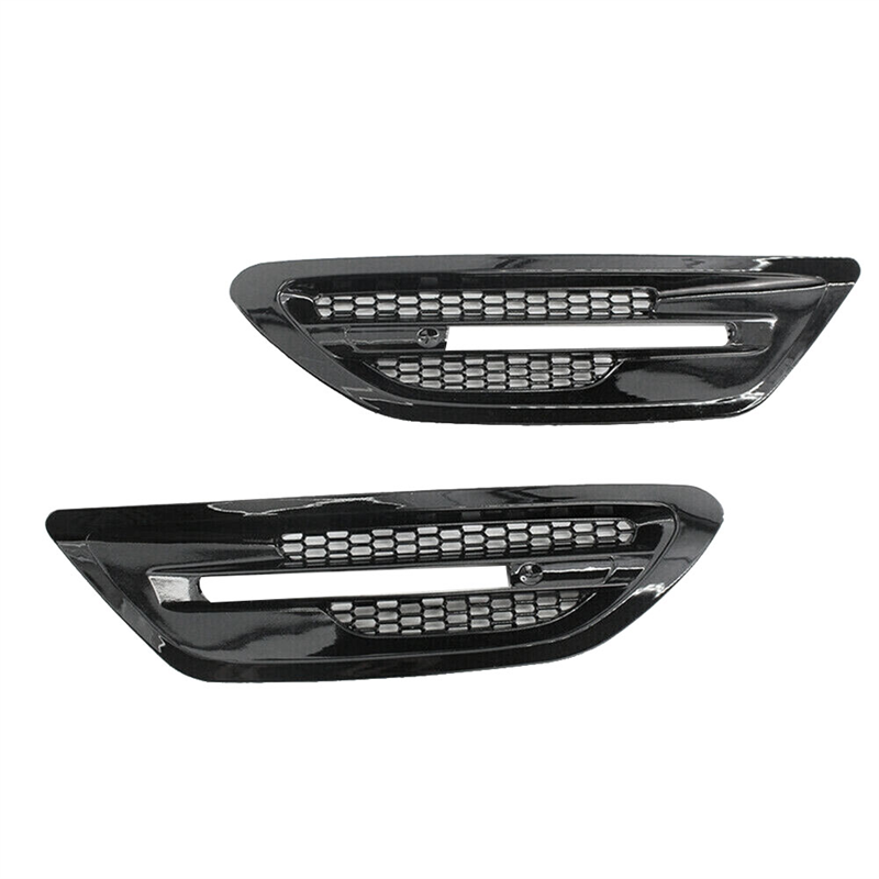 1Pair Car Side Air Vent Trim Cover for F10 Sedan 5-Series M5 2011-2017 Grille Outlet Frame Accessories , B