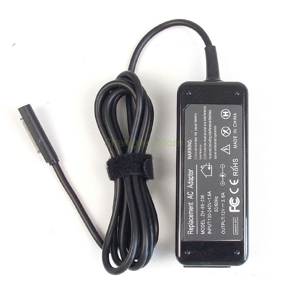12V 3.6A Notebook Power Adapter Charger for Microsoft Surface 2 1512 1516 1572 7ZR-00001. 