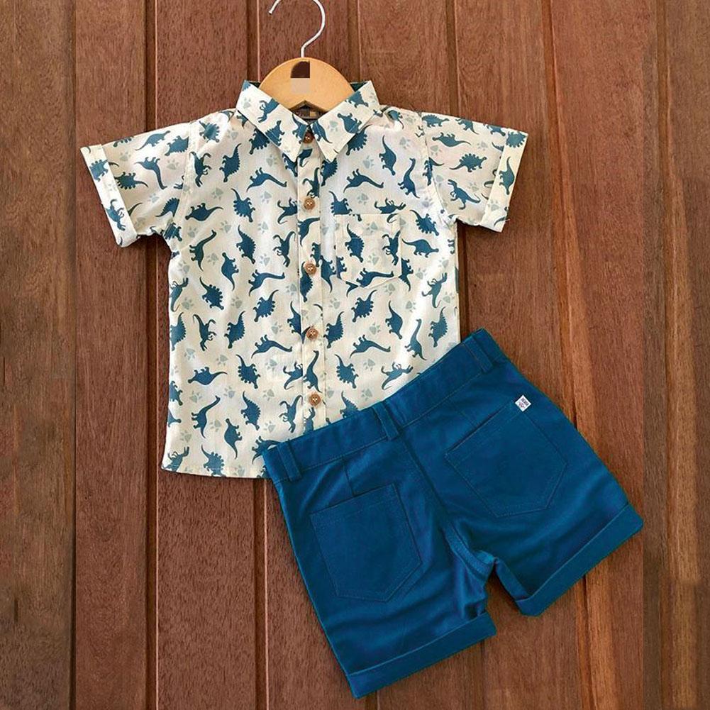 21 Toddler Baby Boys Kids Summer Clothes T Shirt Dinosaur Tops Shorts Pants Outfits Gentleman Set Clothing Buy Online At Best Prices In Bangladesh Daraz Com