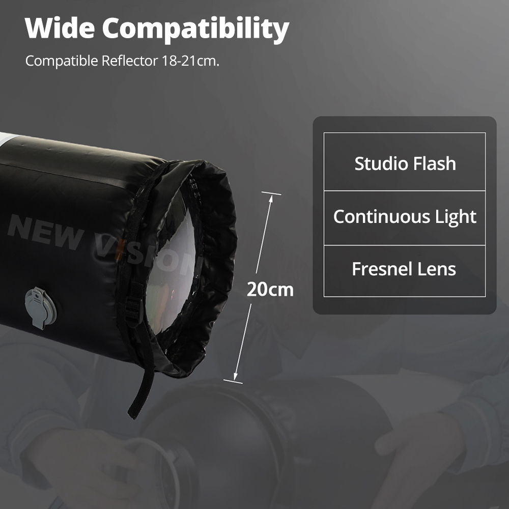 LIGHTBANK Hava Tüpü Şişme Softbox Aputure Nanlite Godox ZHIYUN COLBOR Video Işığı Difüzör Aksesuarları. 