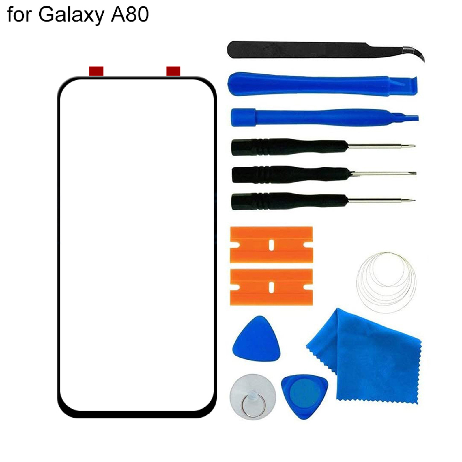 Outer Front Phone Touch Screen Replacement Tool Accessory for Samsung Galaxy A90. 