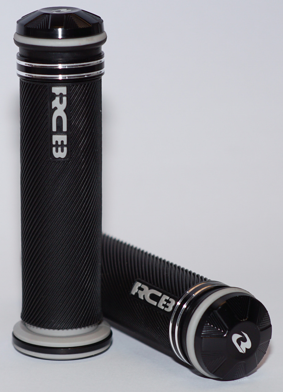 Alloy RCB AHG66 Handle Grip. Universal Handle Grips For Motorcycle. Black 2 Pis. 