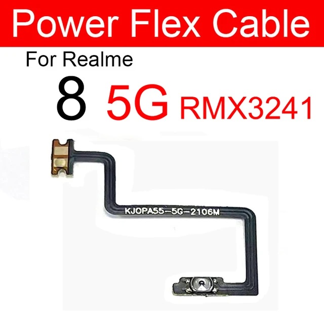 Power On Off Button Flex Cable for Realme 8 5G