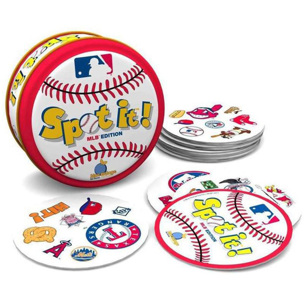 【happy one】The HP recognizes it Dobble Card table Dobbles board game Kids party board game Camping Metal Tin Box toy