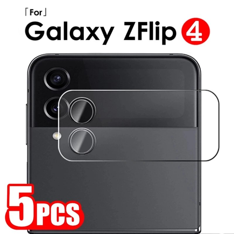 For Samsung Galaxy Z Flip 4 5G Tempered Glass Protective ON ZFlip4 Flip4 Back Full Cover Screen Protector Camera Lens Cover Film