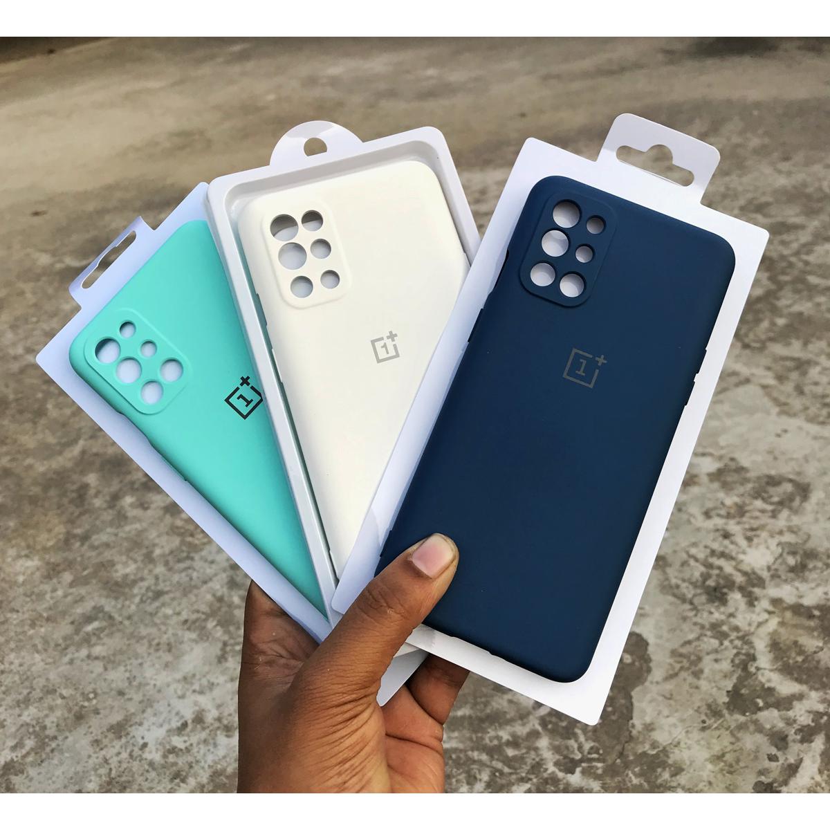 For OnePlus 9R Luxury Silicone Protect Back Cover Soft Case ( 1+9r ) - Camera (Back Case Cover For Smartphone)