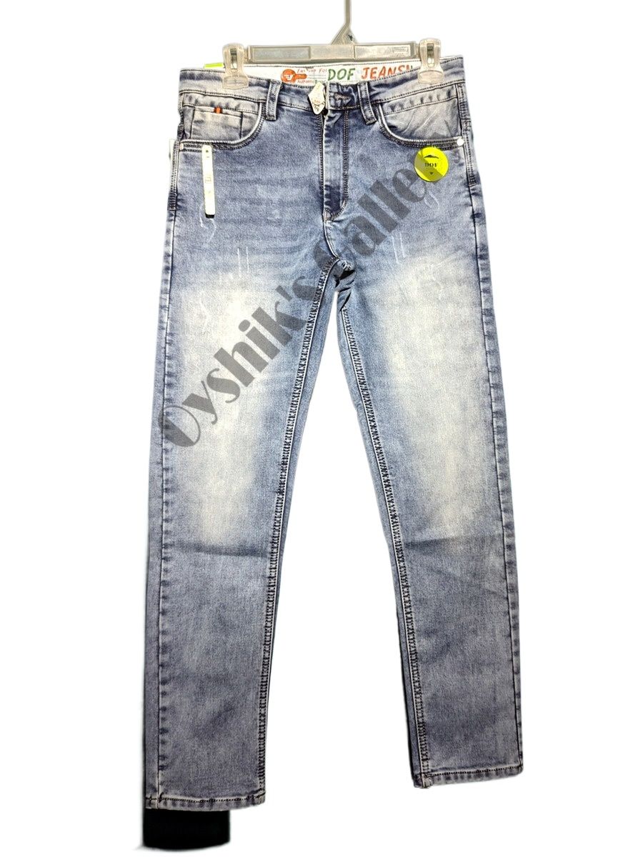 DOF Premium Quality Denim Jeans Pant for Men's (Light Blue