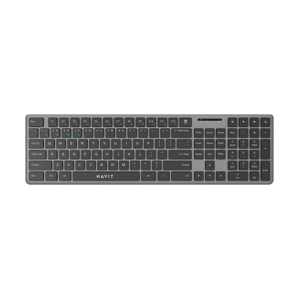 Havit KB235WB Dual Mode Wireless gray keyboard
