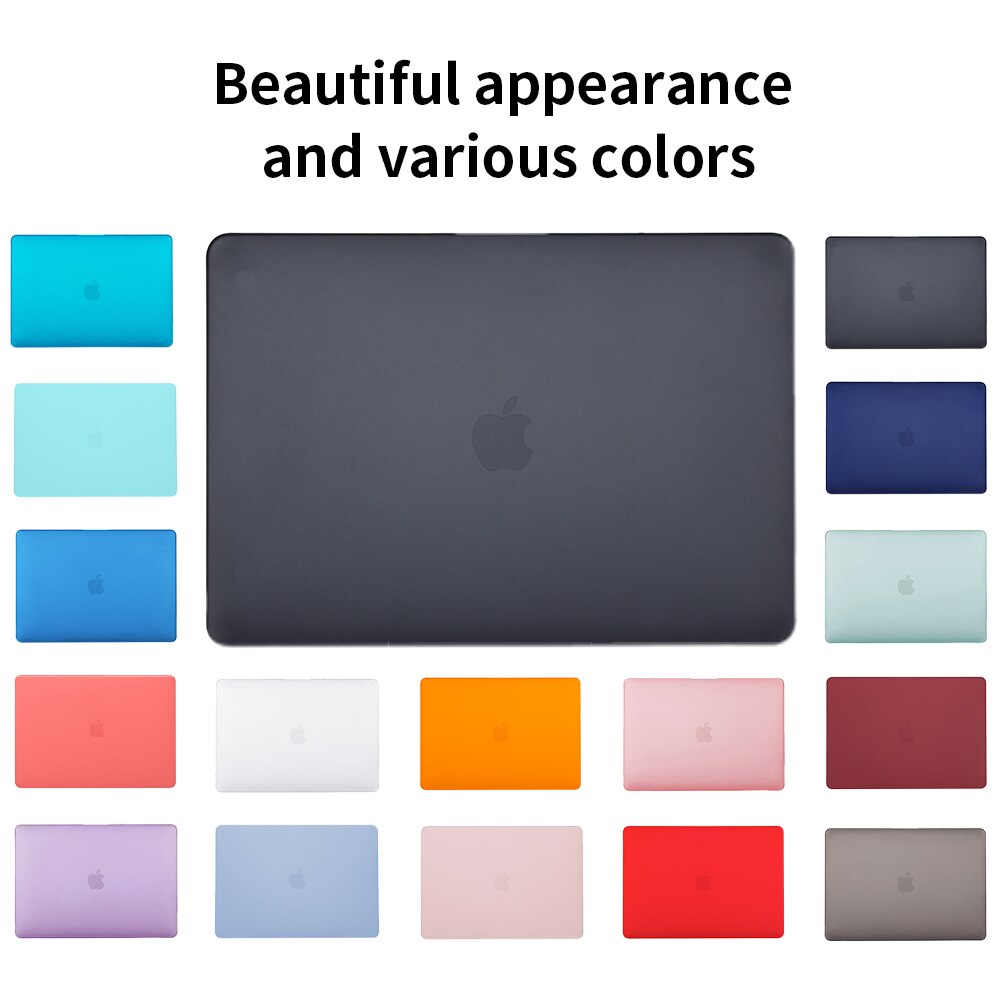 【VisioN Shop】Laptop Case For Macbook Air 13 A2337 A2179 2021 A2338 M1 Chip 13 11 15 A2289  Bar for Mac book Pro 16 A2141 Case. 