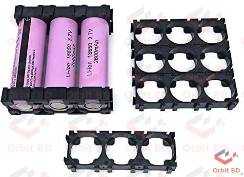 18650 Lithium Cell Battery Case Holder Three Bracket-2pcs. 