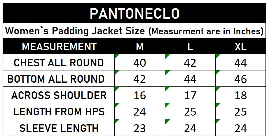 Pantoneclo Premium Quality Women's Padding Jacket - Silver Color. 