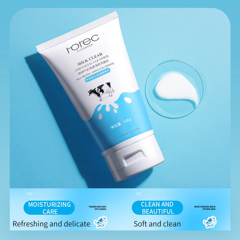 Rorec Milk Clear Deep Cleansing Facial Cleanser- 100g. 