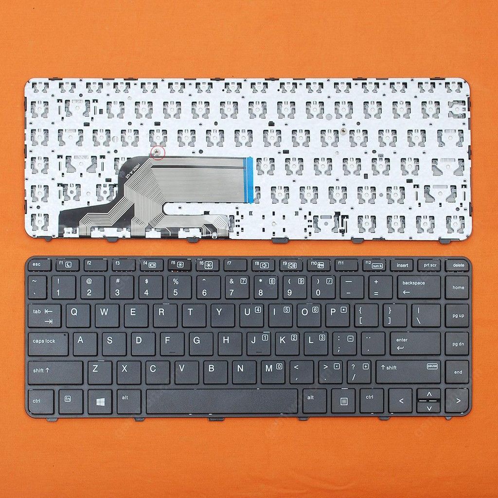 HP Laptop Keyboard For HP PROBOOK 430 G3, 430 G4, 440 G3, 440 G4, 445 G3, 640 G2, 645 G2 Series Frame Black US - Keyboard - Keyboard