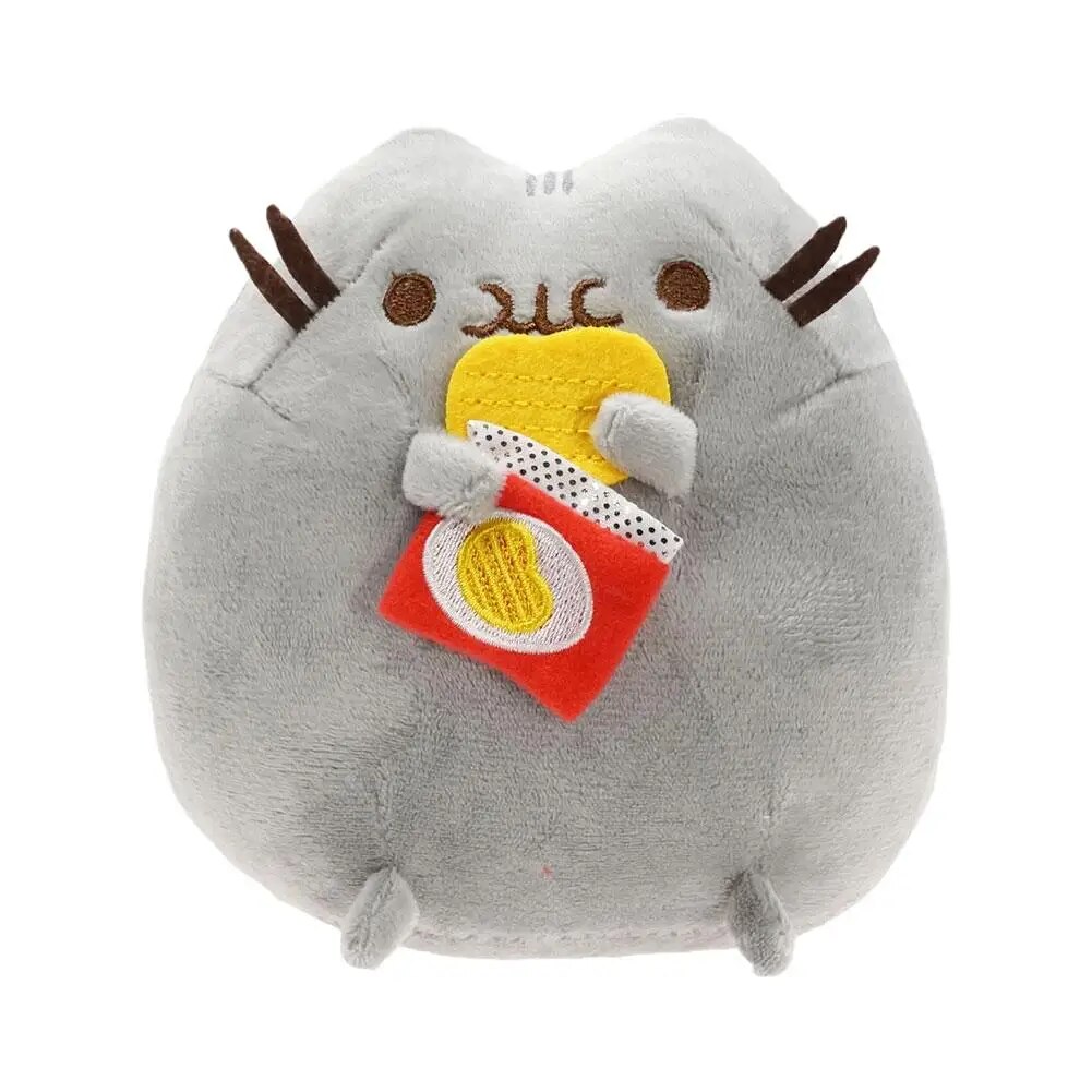 Kawaii Sushi Cat Plush Toy Donut Cookie Cat Cartoon Plush Soft Stuffed Animal Doll Potato Chip Pizza Cat Gift For Children Toy. 