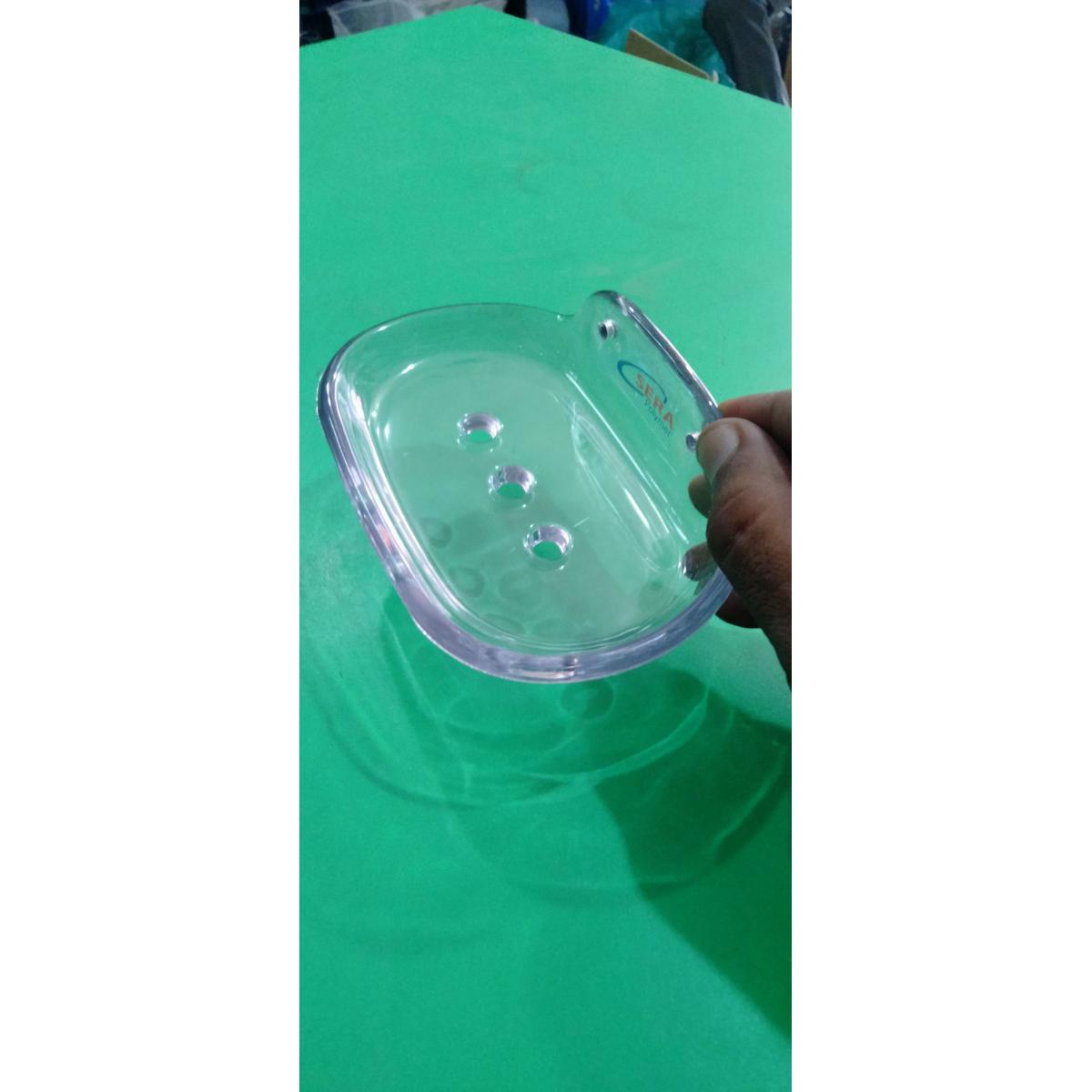 soap dispencer pvc cristal wall soap case sera polymer quality product bathroom