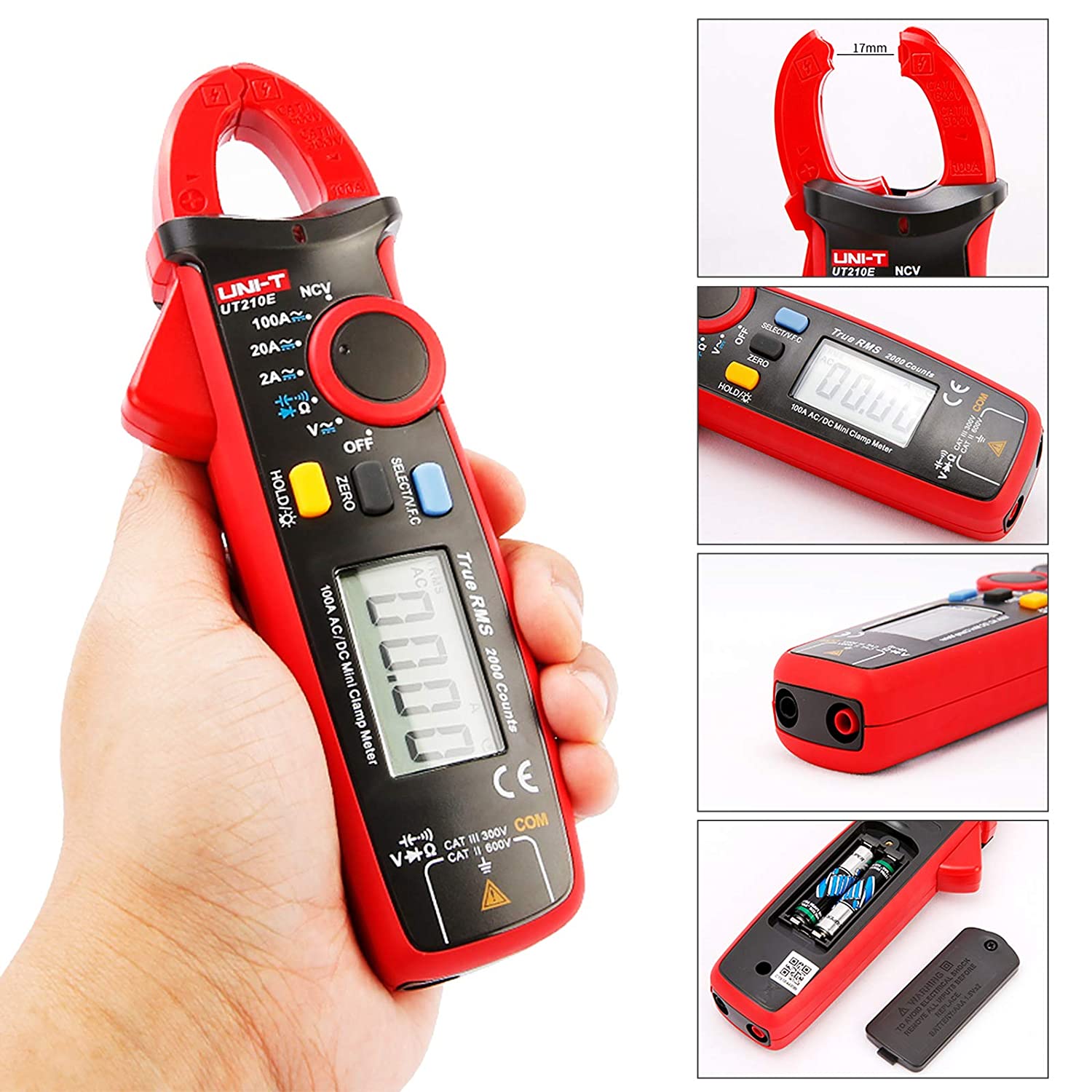 UNI-T UT210E True RMS AC/DC Current Mini Clamp Meter Capacitance Tester - Kings Trading. 