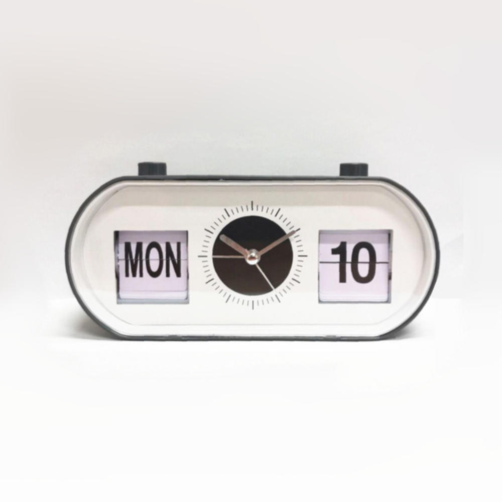 Desktop Vintage flip clock Unique Creative Vintage Mechanical alarm clock Flip mechanism Mechanical Desktop digital clock for Home decoration Office desk accessory Vintage enthusiasts Gift option Timekeeping