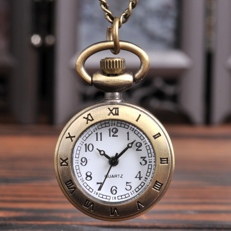 Vintage Student Exam Flip Pocket Watch Necklace Watch Wall Watch Wholesale