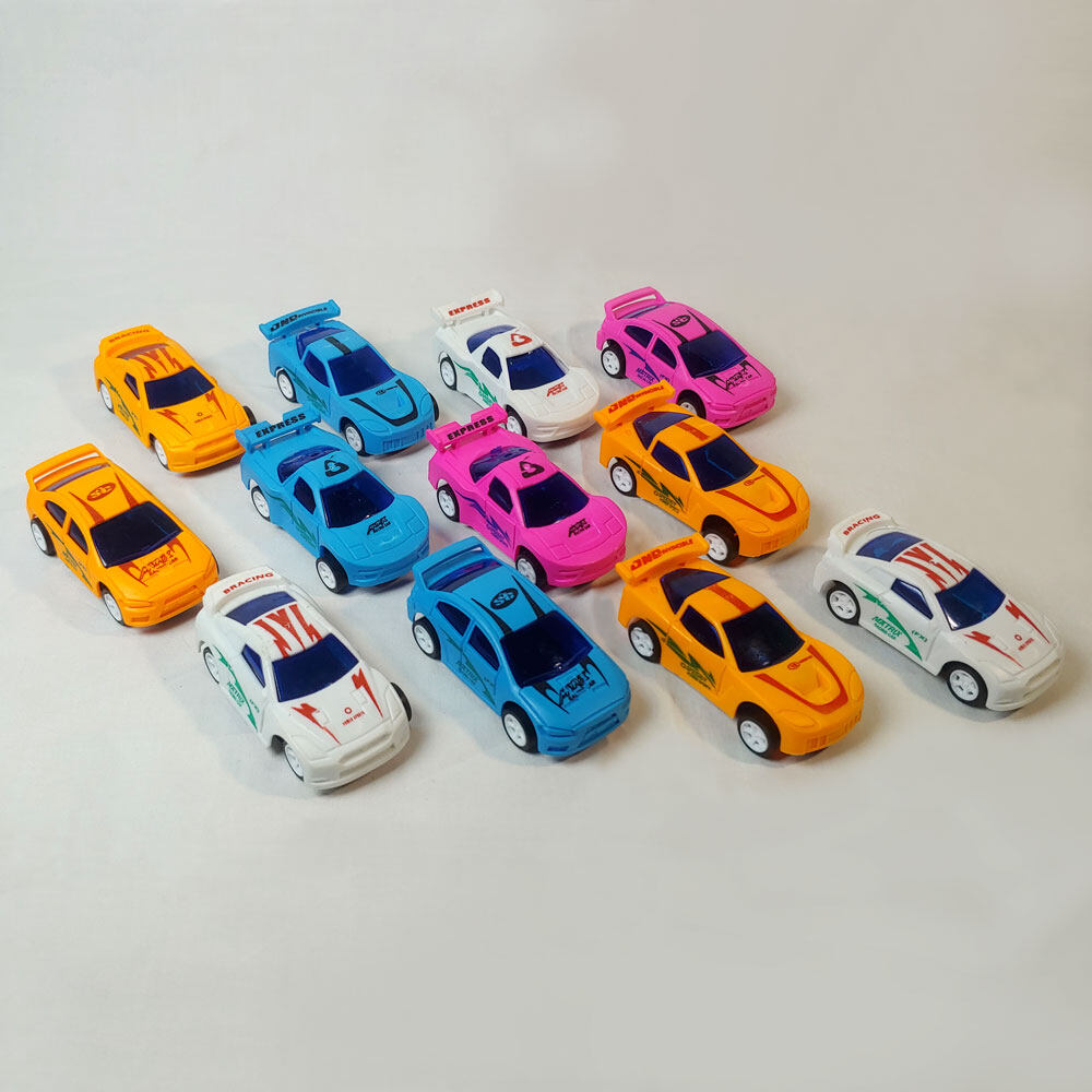Super Speed Pull Back Racing Toy Car Set-12 Pieces Set. 