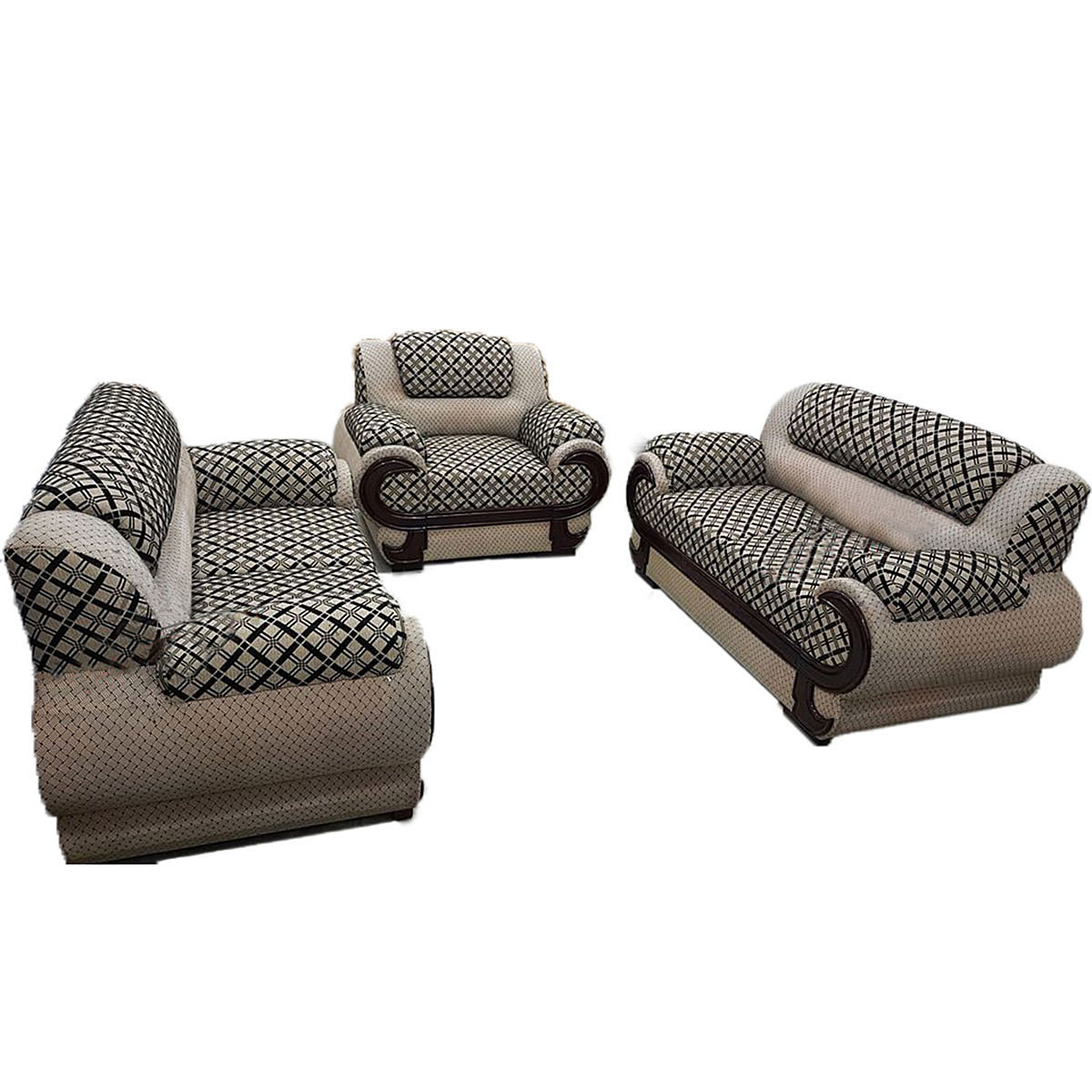 Foam And Fabrics Wooden Sofa Set Sofa Set ubicaciondepersonas.cdmx.gob.mx