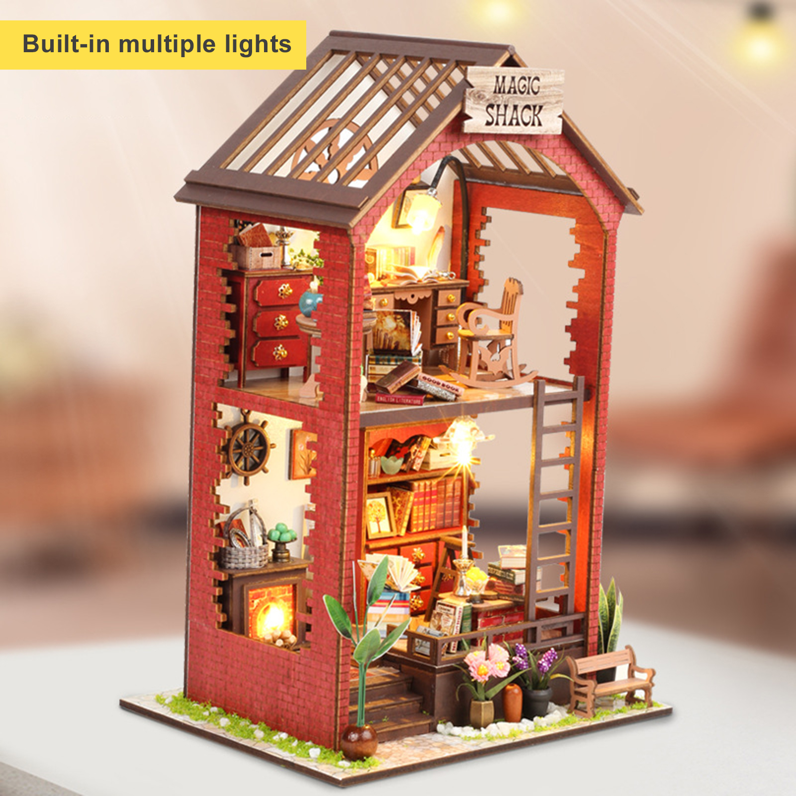 Diy Mini Dollhouse Set Beginner-friendly Dollhouse Kit. 