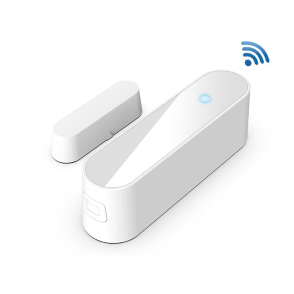Window Door Sensor, WIFI Wireless Magnet Door Open Sensor Alarm with APP Control, Anti-Burglar Security Alarm System for Home, Garage and Shop Store