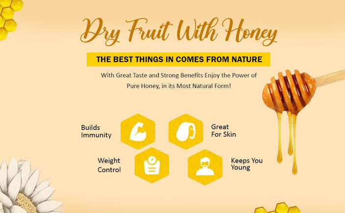 "Mixed Dry Fruits & Honey Nuts – Premium Healthy Snack Combo" - Image 3