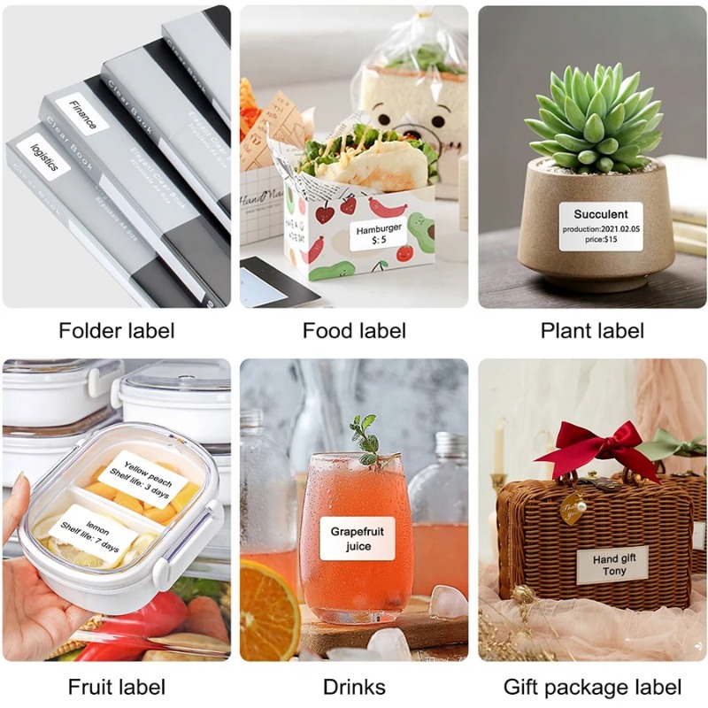 Niimbot Mini Portable Thermal Printer Self-adhesive Label Printer For Stickers Niimbot B21 B1 Label Maker Printer Without Ink. 