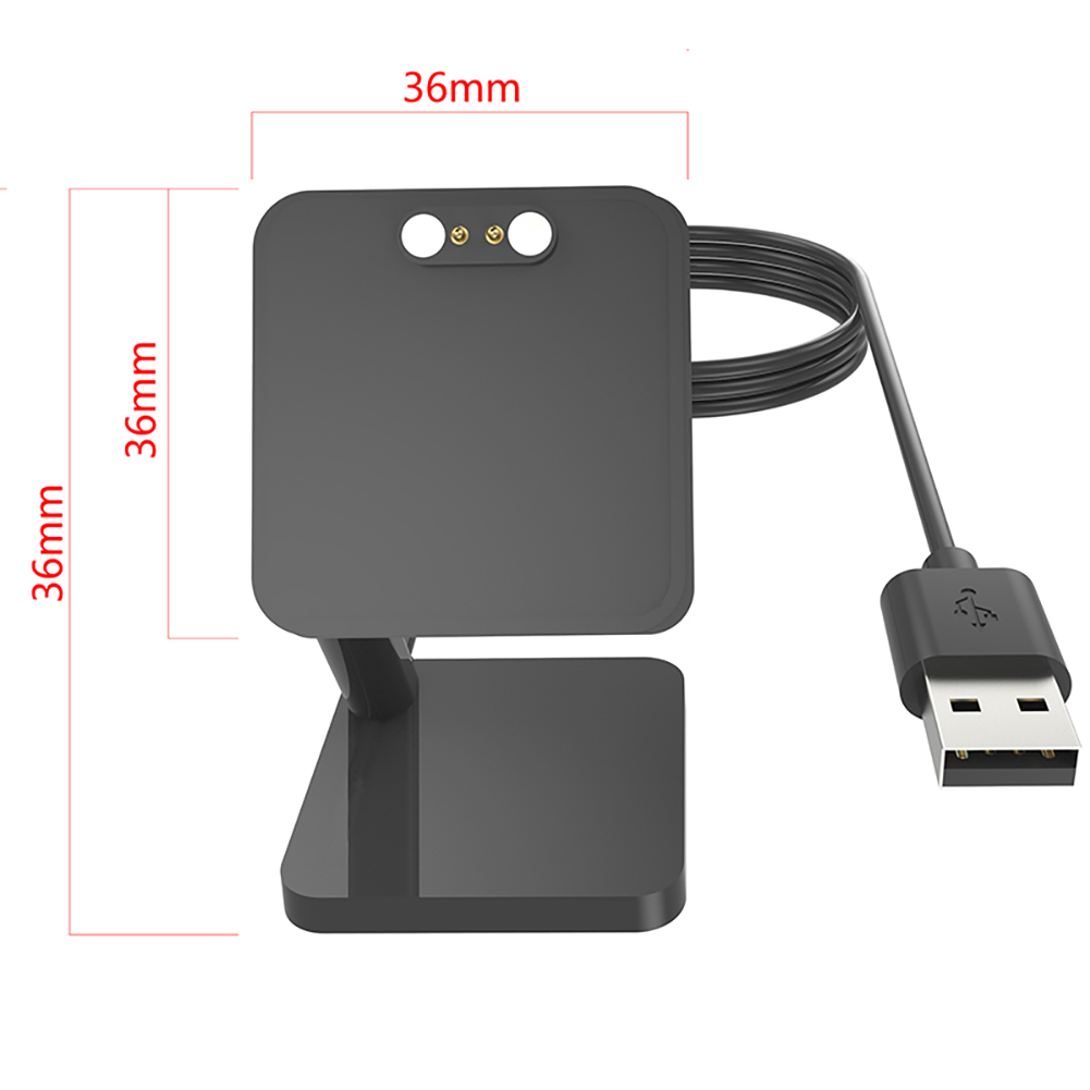 Smart Watch Charging Bracket Watch Charger USB Cable Lightweight Watch Charger Stable Dock Bracket Portable Charging Desktop Holder Compatible For QCY Watch GTC WA22GTCA. 