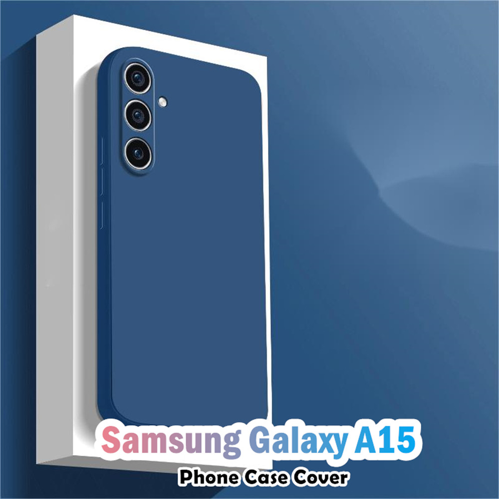 Original For Samsung Galaxy A15 Silicone Full Cover Case Easy to disassemble Phone Case Cover. 