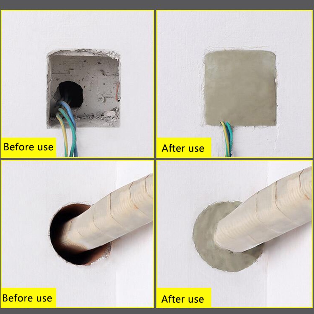 Environmental Wall Hole Sealing Glue Air Conditioning Hole Sealing Mending Plasticine Wall Hole Sewer Waterproof Sealing Mud. 