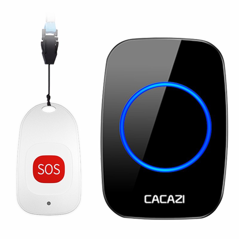 Elderly Beeper Home Wireless Remote Control Remote Help Doorbell Patient Emergency Call Bell Device. 