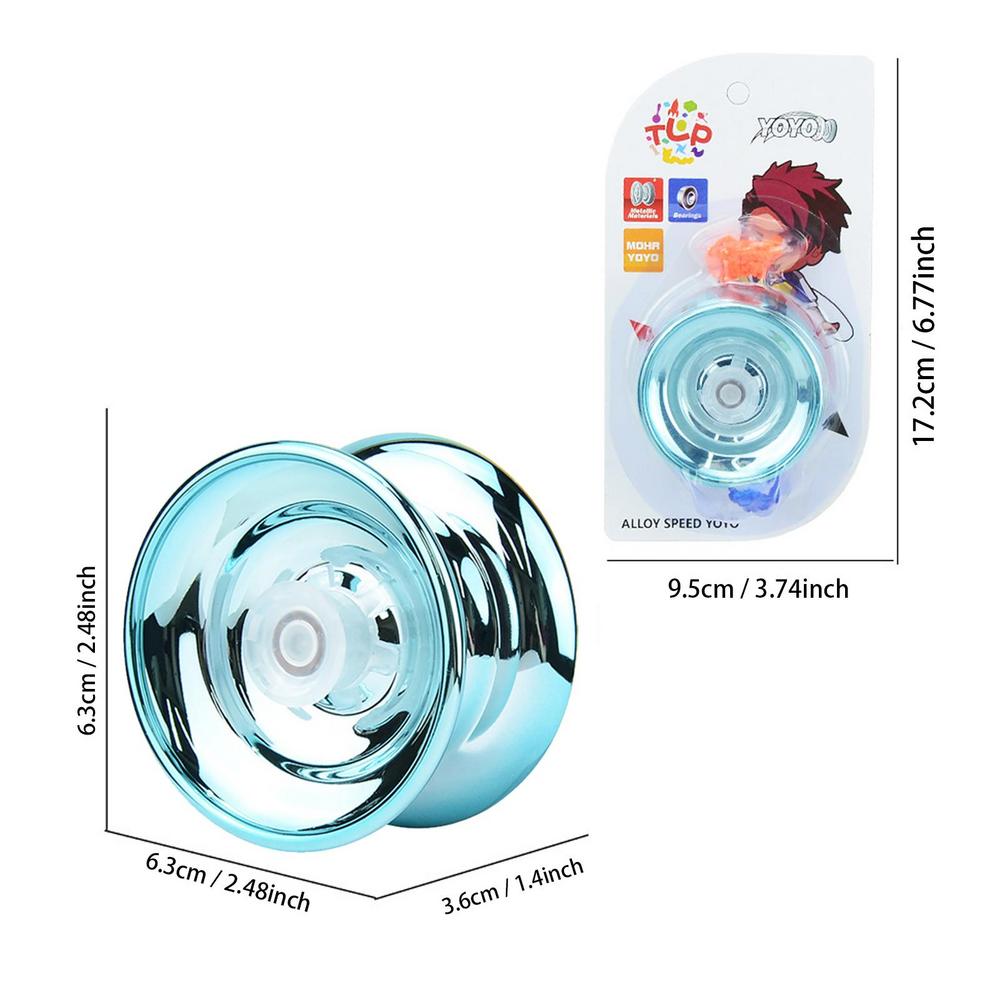 Professional Yoyo Alloy Yoyo High Speed Unresponsive Yo Yo Classic Toys For Kids Birthday
