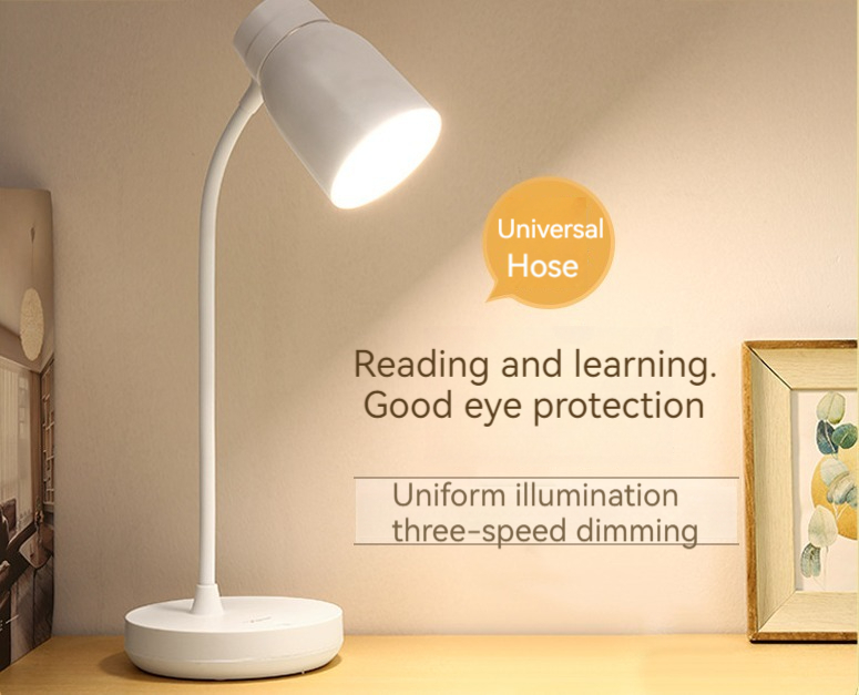 Desk Lamp Study USB Wireless Charging Screen Dimmable Eye Protection Suitable for Office Study Protection Reading Lamp