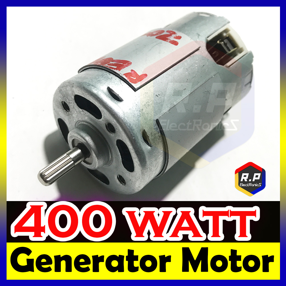 DC Generator Motor - 400 WATT DC GENERATOR FOR DIY PROJECT. 