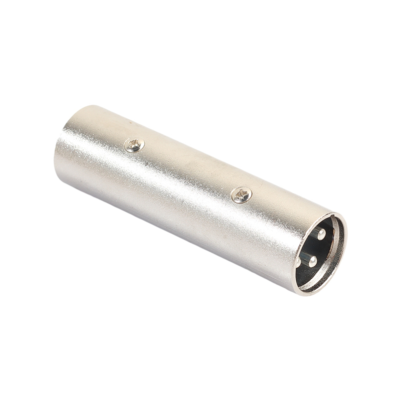 XLR Male To Male Adapter, XLR 3 Pin Male To 3 Pin Male Connector Coupler, Microphone Line Adapter -4 Pack