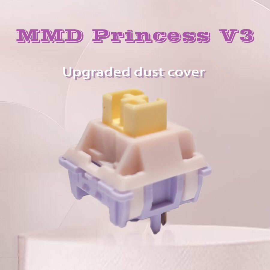MMD Princess V2 V3 Switches Keyboard Switch Banana Splits Linear Tactile Mechanical Keyboard Custom GMK67 Holy Panda Switches. 