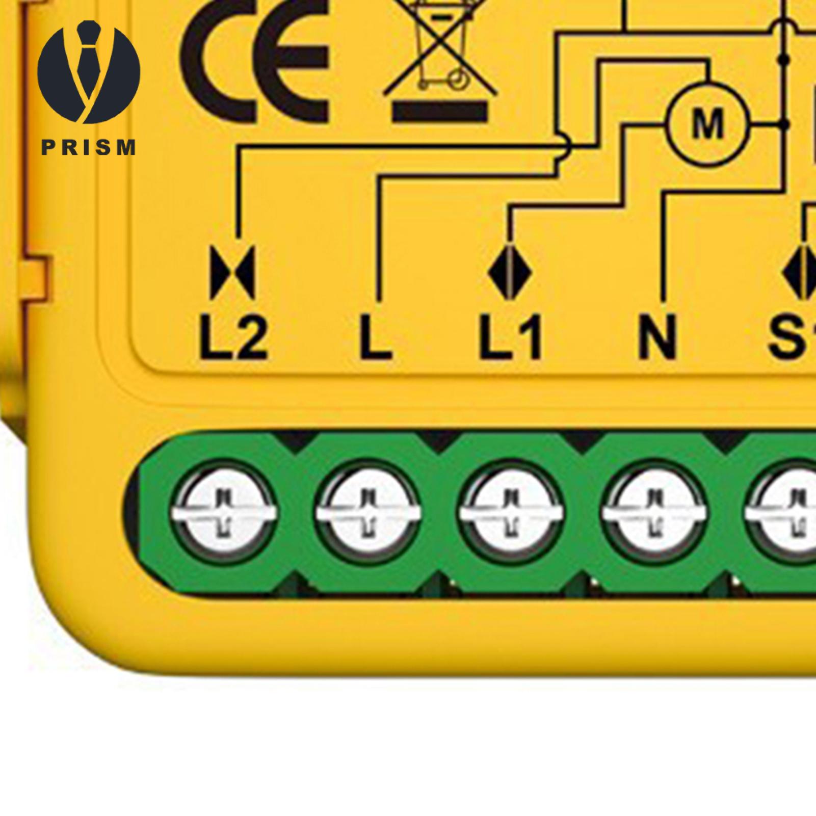 Prism Curtain Blinds Module Smart Wi-fi Zigbee Curtain Blinds Switch with Timer Voice Control Home Automation for Roller Shutter Motor Smart Switch. 