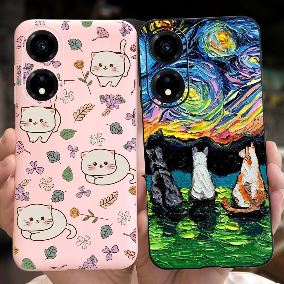 For Honor X5 Plus Case Cute Cartoon Candy Color Soft Silicone TPU Slim Phone Back Cover Honor X5Plus WOD-LX1 WOD-LX2 WOD-LX3. 