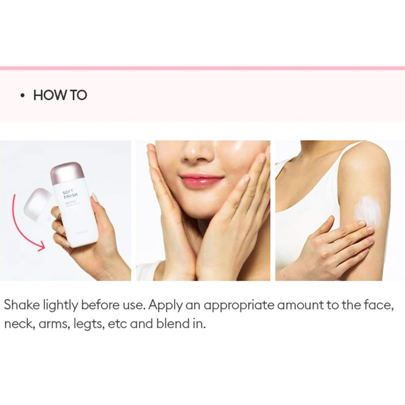 Missha Soft Finish Sun Milk SPF50+ PA+++ 70 ml. 