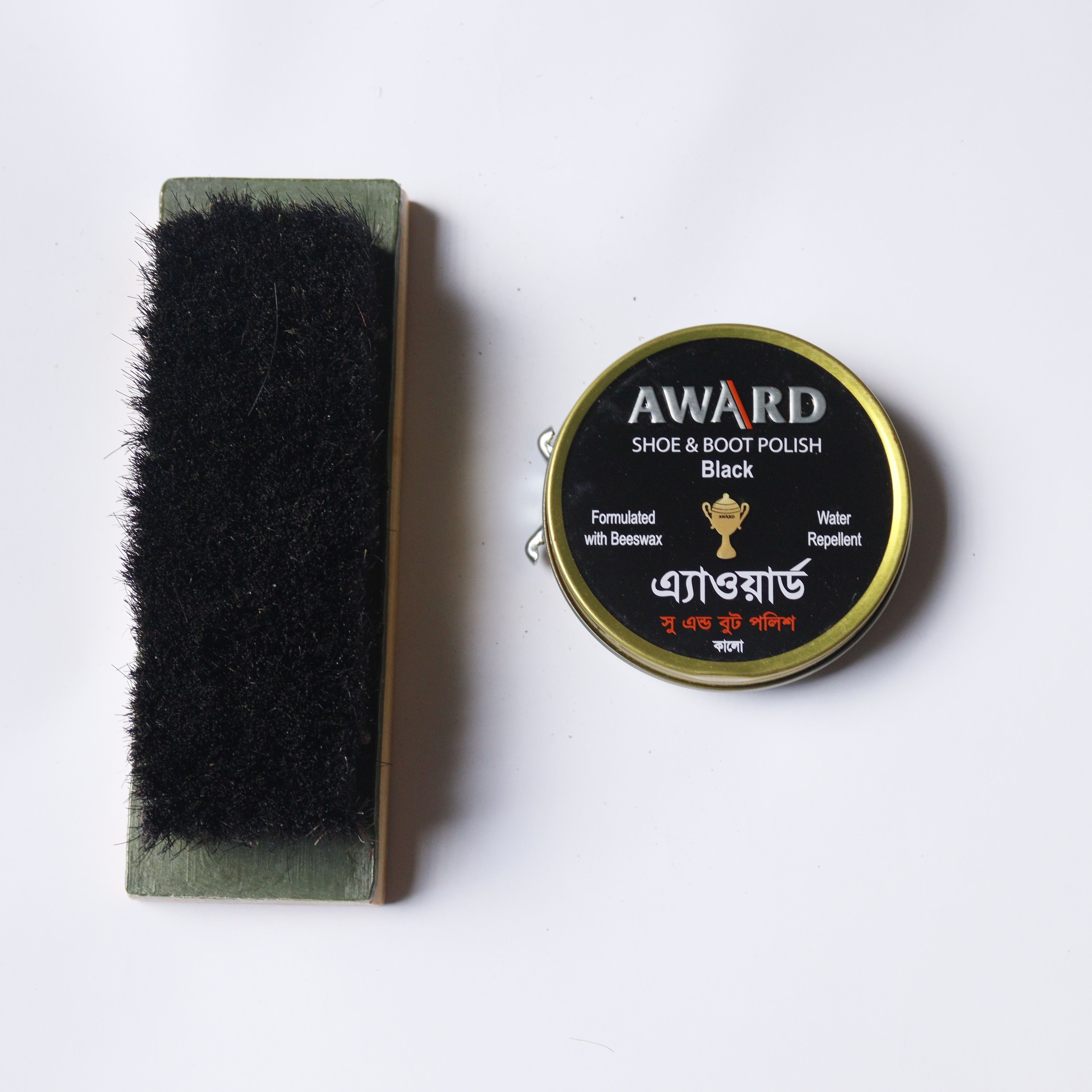 BOOT Shoe Polish+ Cow hair Brush for Shoes Cleaning- Trendy and Stylish, Simple To Use And Maintain, Very Premium Product. 