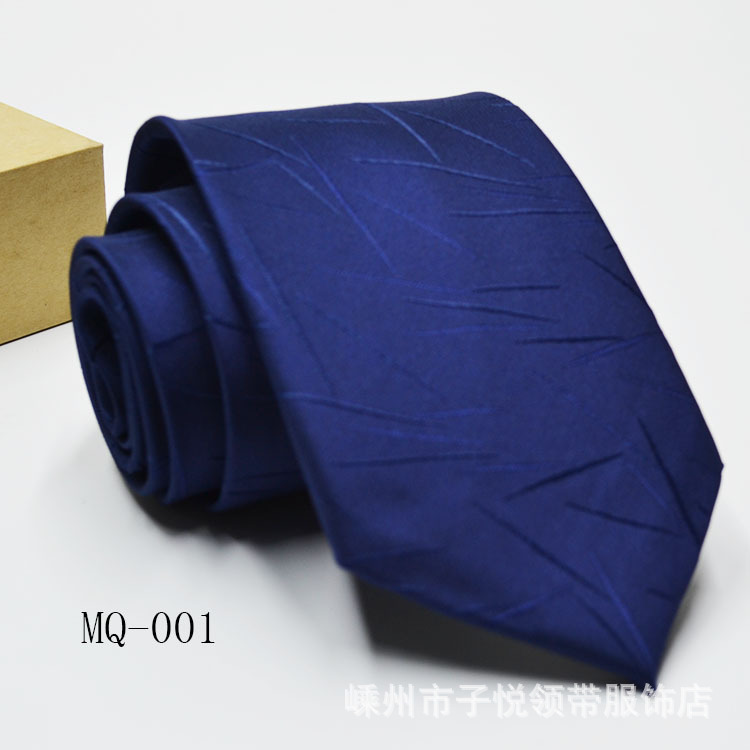 Loldeal Men's Business Tie Polyester Yarn-Dyed Jacquard Tie Formal Wear 8Cm Tie Custom Logo. 