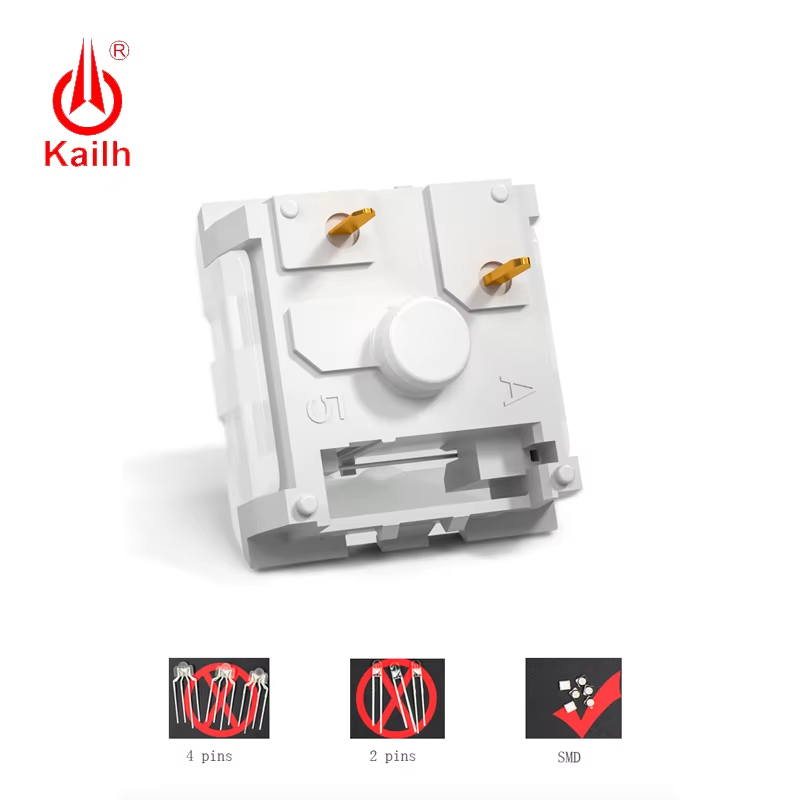Kailh Box Jade Navy Keyboard Switch Clicky Tactile Switches DIY Mechanical Keyboard SMD RGB MX 3 Pins Switch Custom Gaming PC. 