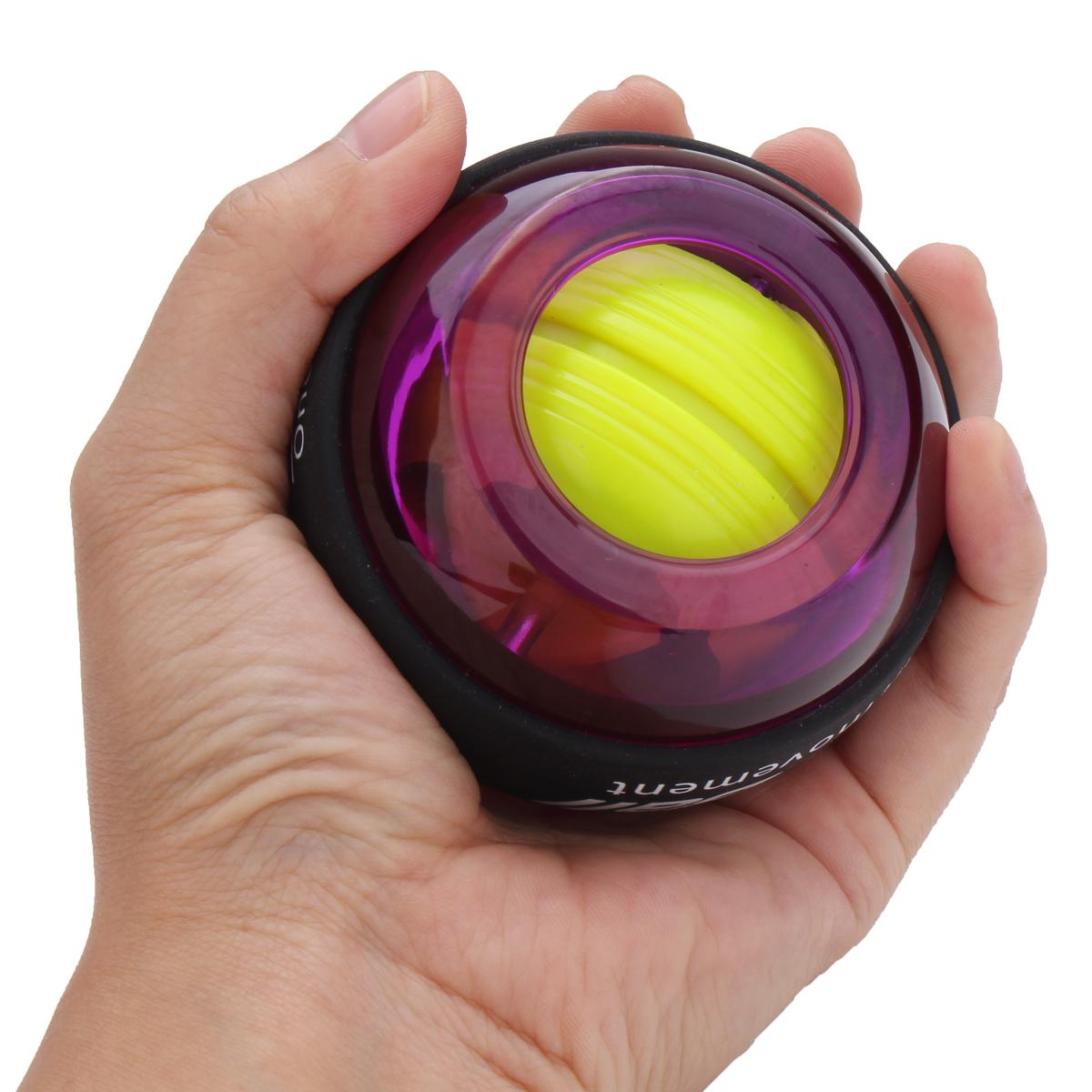 Hand Gyro Wrist Arm Exercise Ball Gyroscope Fitness Force Trainer With Lights. 